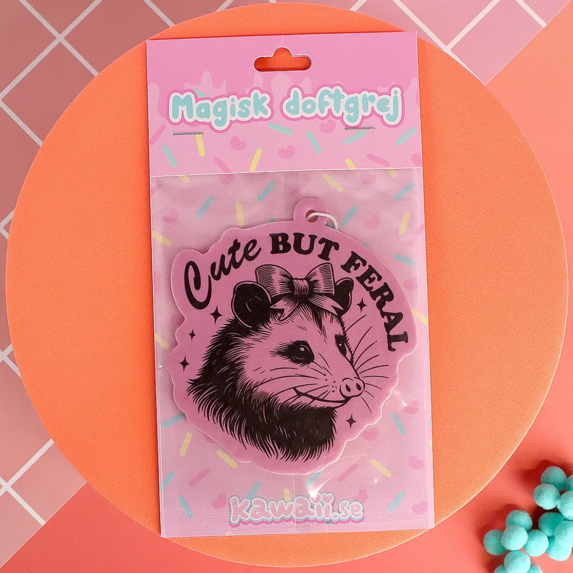 Air freshener - Cute But Feral Opossum