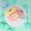 Airpodfodral med Bag Charm - Gingham Buddies