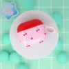 Airpodfodral med Nyckelring - Gingham Cherries