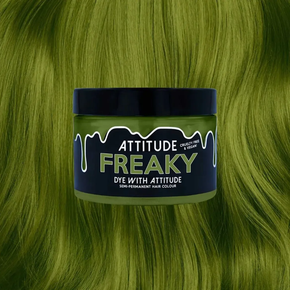 Attitude Freaky Olive Green 135ml Hair Dye