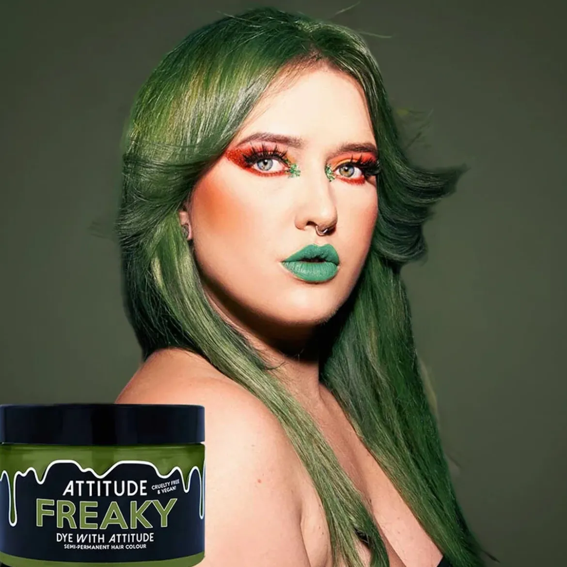 Attitude Freaky Olive Green 135ml Hair Dye