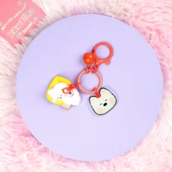Bag Charm - Chibi Dog Lunch Time