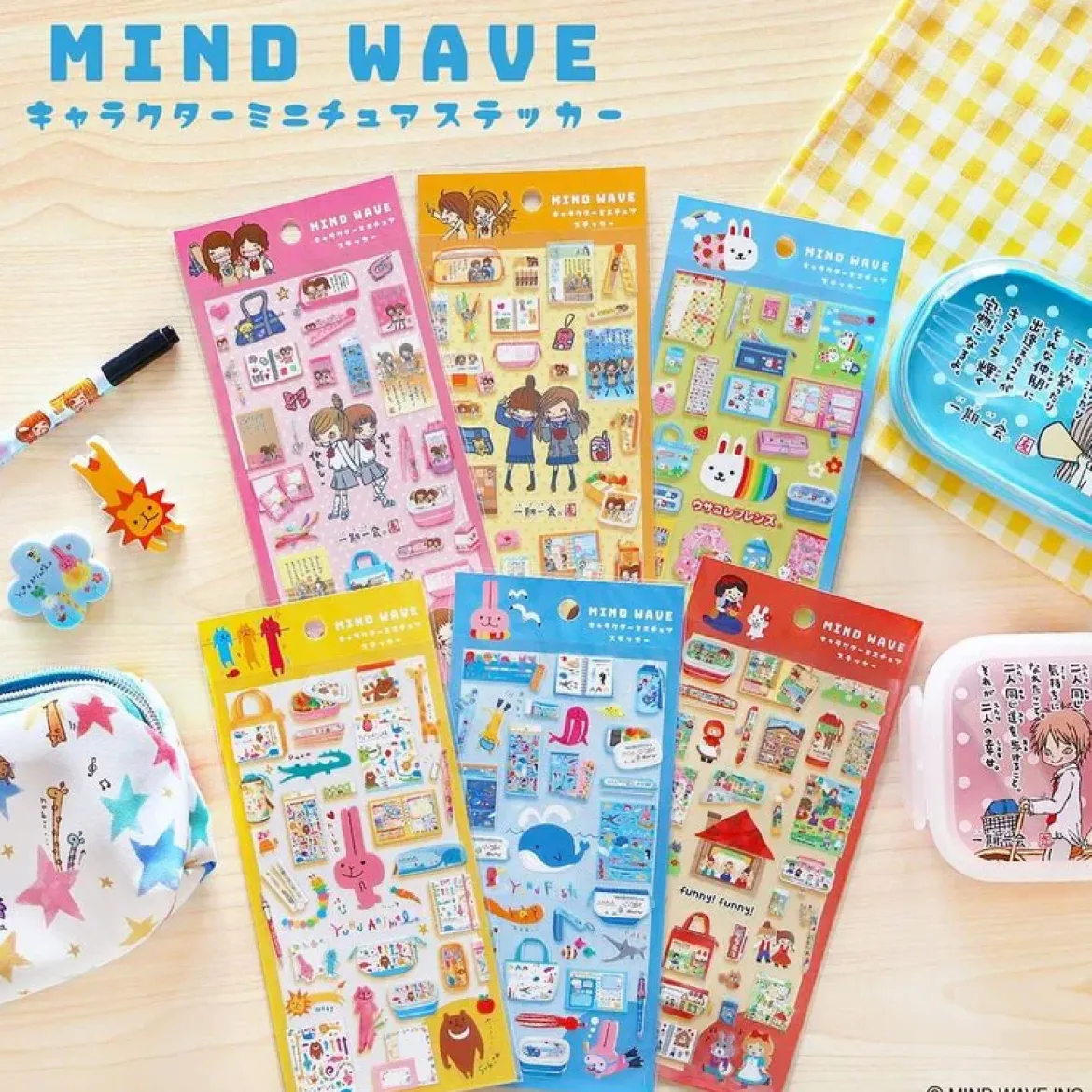Character Miniature Stickers - Yuru Animal