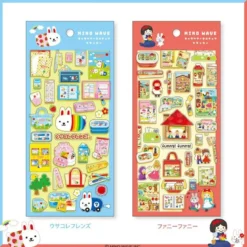 Character Miniature Stickers - Usakore Friends