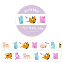 Colorful Cats Washi Tape