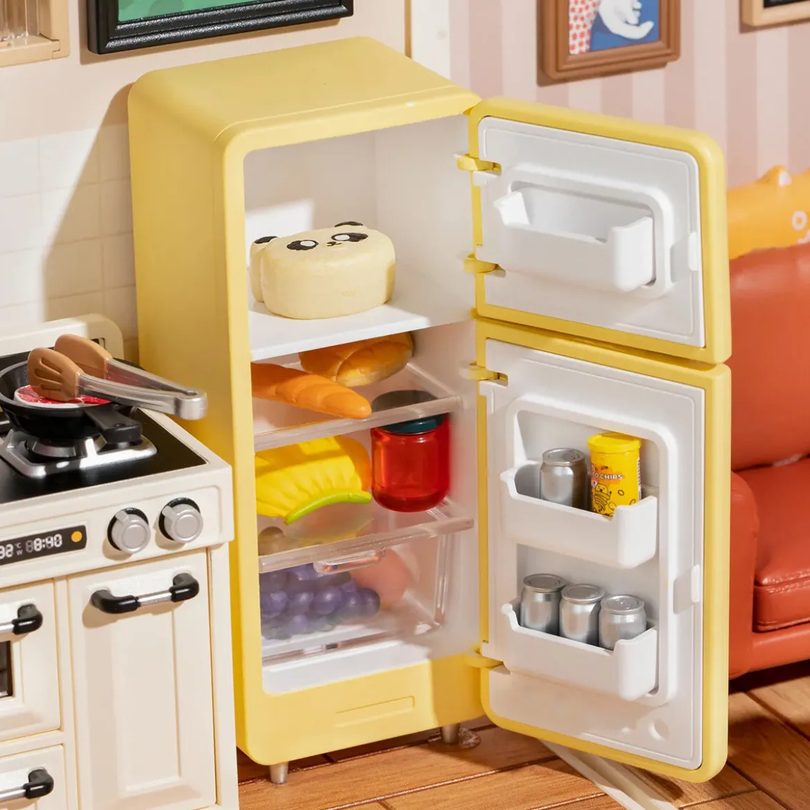 DIY Miniatyrmodell Happy Meals Kitchen