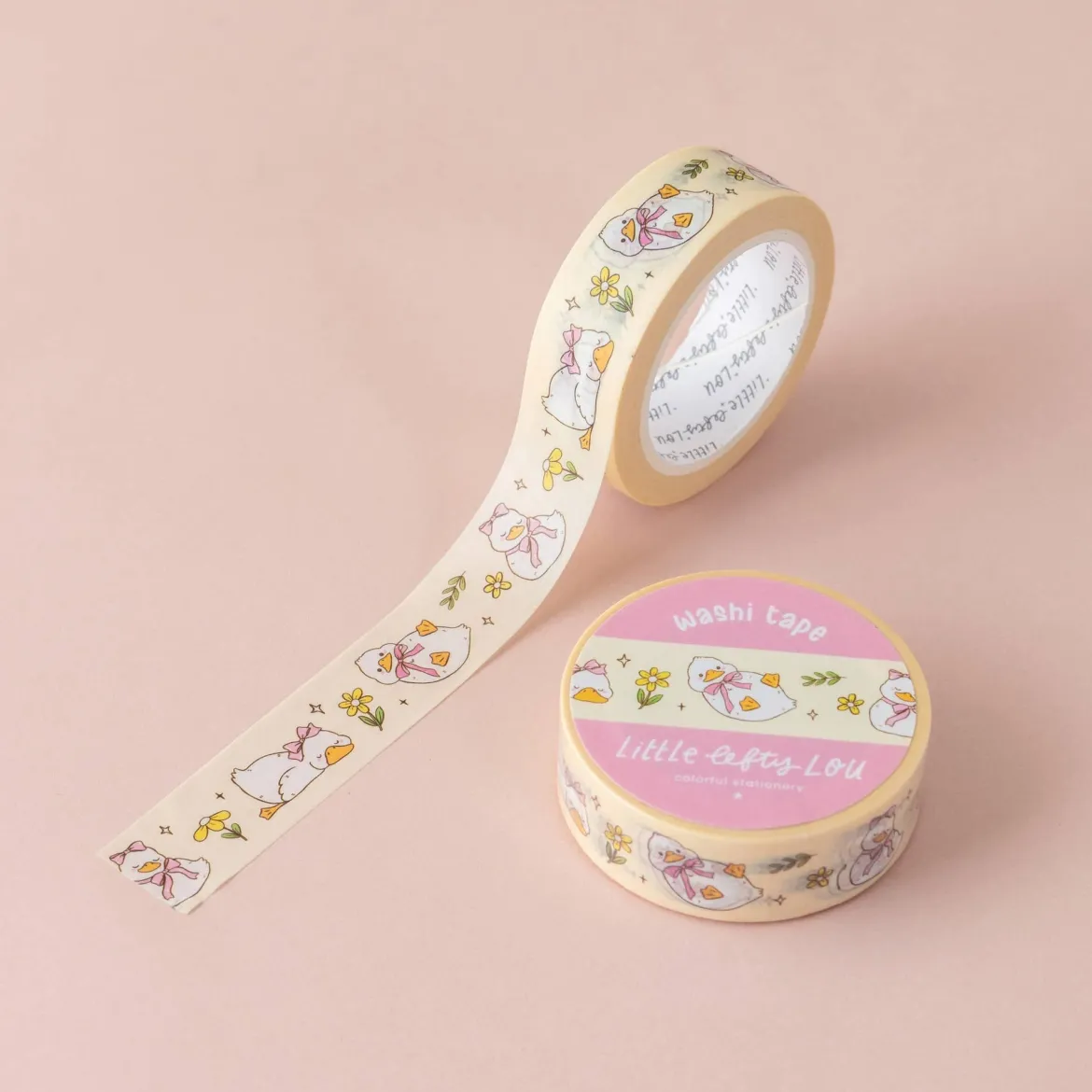 Duckies With Bows Washi Tape