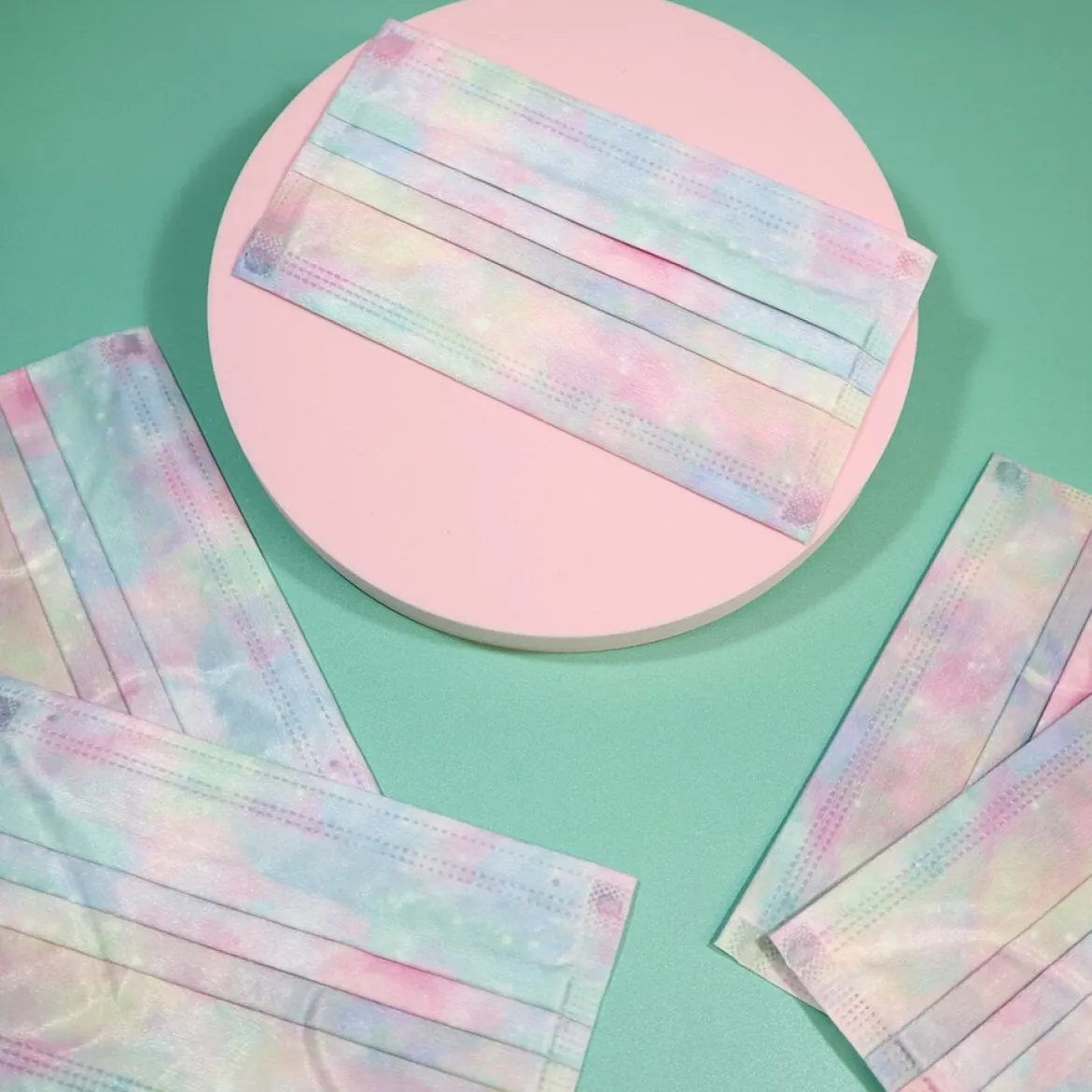 Face mask - Pastel galaxy 10-pack