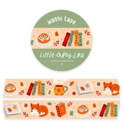 Fall Cozy Readings Washi Tape
