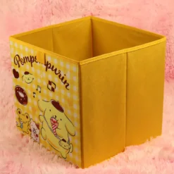 Förvaringslåda - Rutig med Pompom Purin