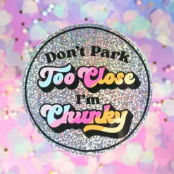Glittrig bilsticker Chunky