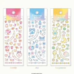 Glowing Jewels Stickers - Lovely