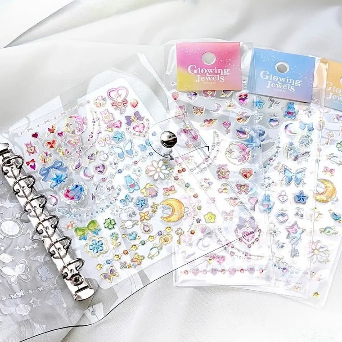 Glowing Jewels Stickers - Lovely