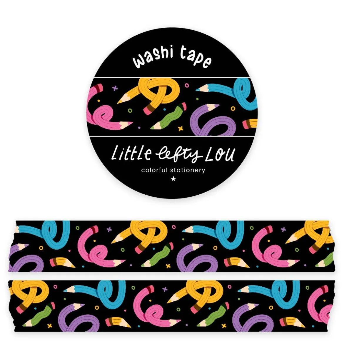 Happy Pencils Washi Tape
