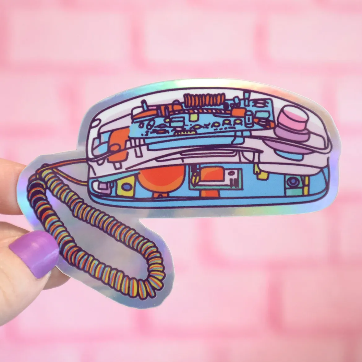 Holografisk sticker - Phone