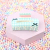 Hårklämma - Gingham Bows Blue