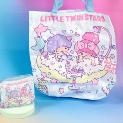 Ihopvikbar shoppingpåse - Little Twin Stars bathing