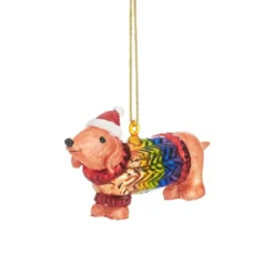 Julkula - Sausage Dog in a Rainbow Jumper