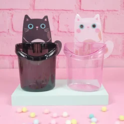 Kattig tandborstmugg