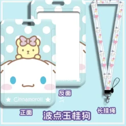 Korthållare med nyckelband Cinnamoroll prickar