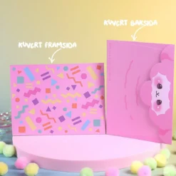 Kort med kuvert - Baby girl you are magic