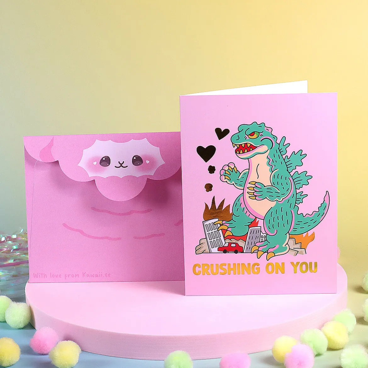 Kort med kuvert - Crushing on you