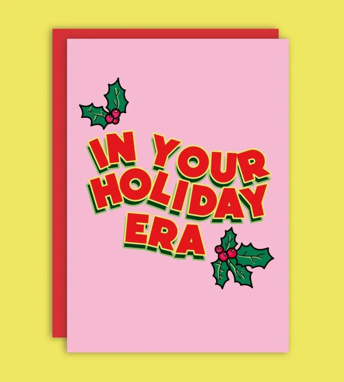 Kort med kuvert - In Your Holiday Era