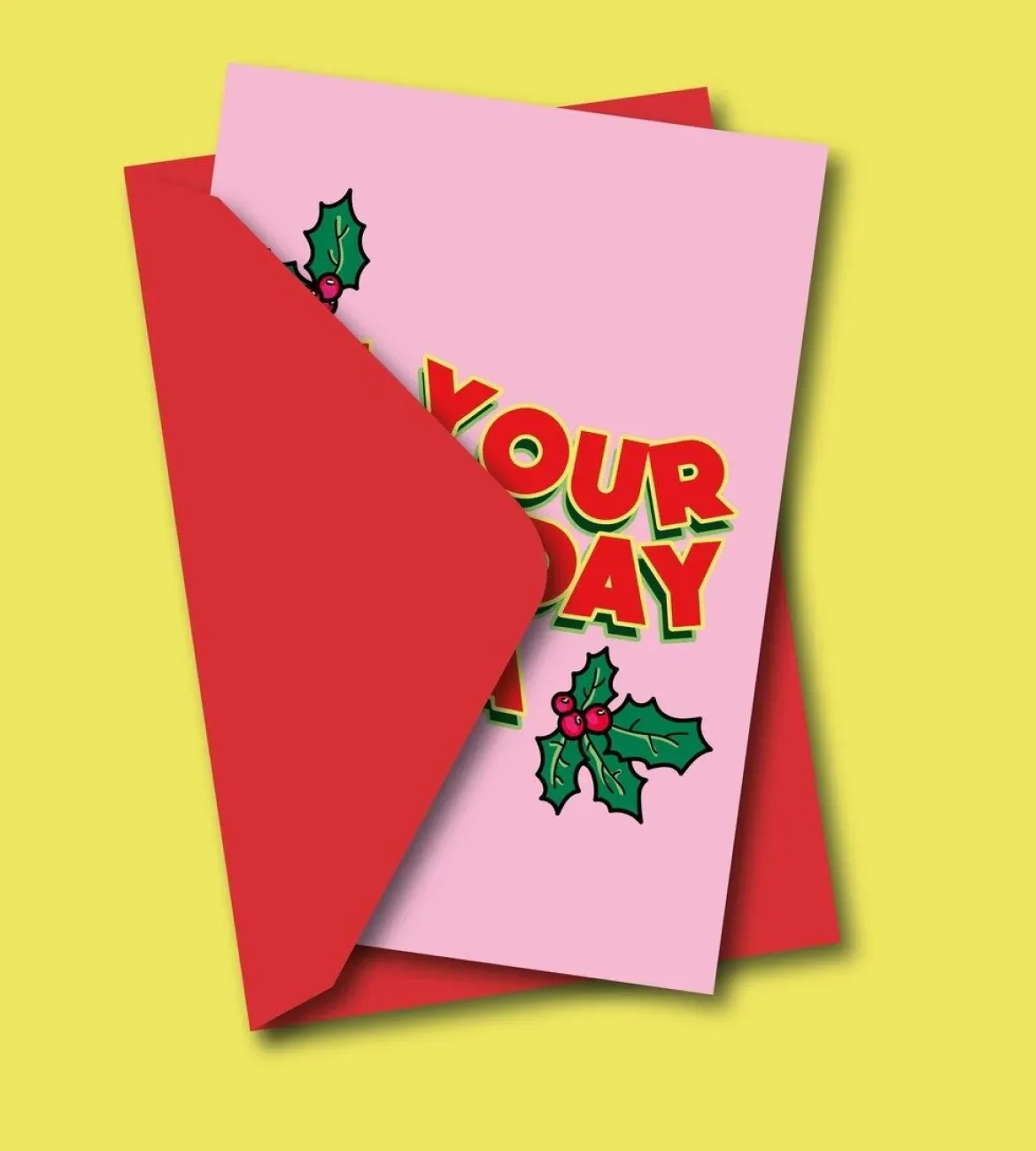 Kort med kuvert - In Your Holiday Era