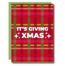 Kort med kuvert - It´s Giving Xmas