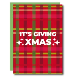 Kort med kuvert - It´s Giving Xmas