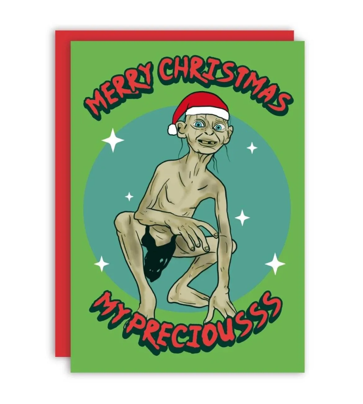 Kort med kuvert - Merry Xmas My Preciousss