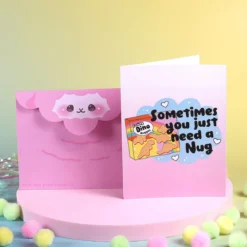 Kort med kuvert - Sometimes you just need a nug