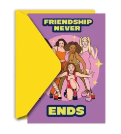 Kort med kuvert - Spice Girls, Friendship Never Ends