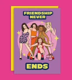 Kort med kuvert - Spice Girls, Friendship Never Ends
