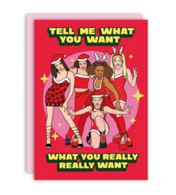 Kort med kuvert - Spice Girls, What You Really Really Want