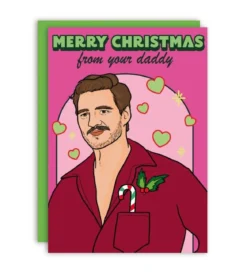 Kort med kuvert - Xmas Daddy