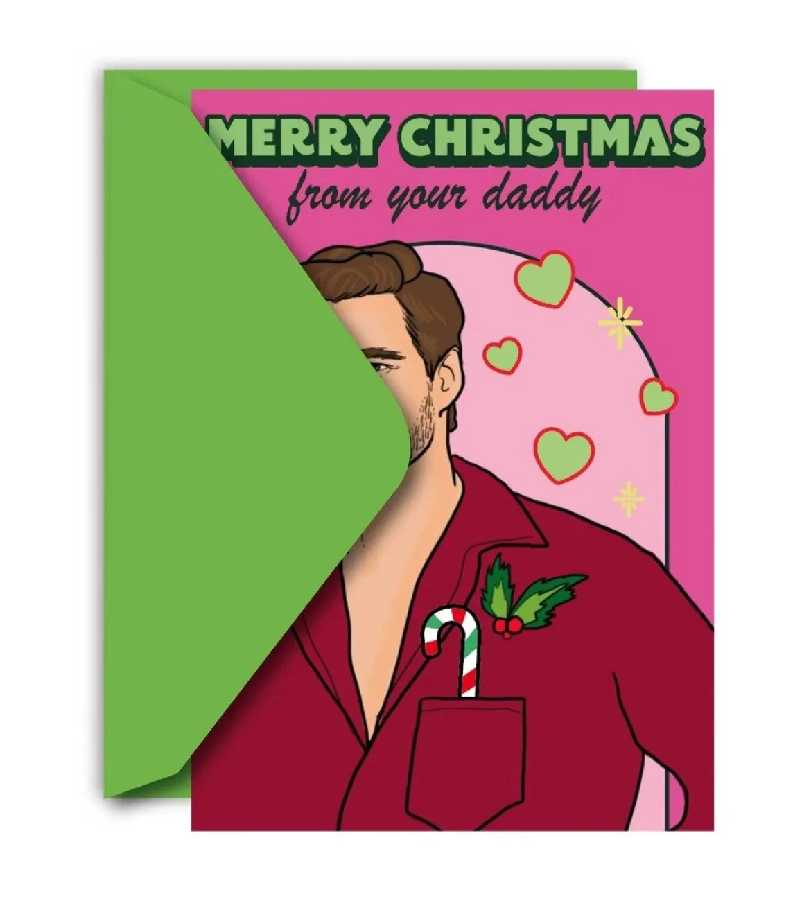 Kort med kuvert - Xmas Daddy