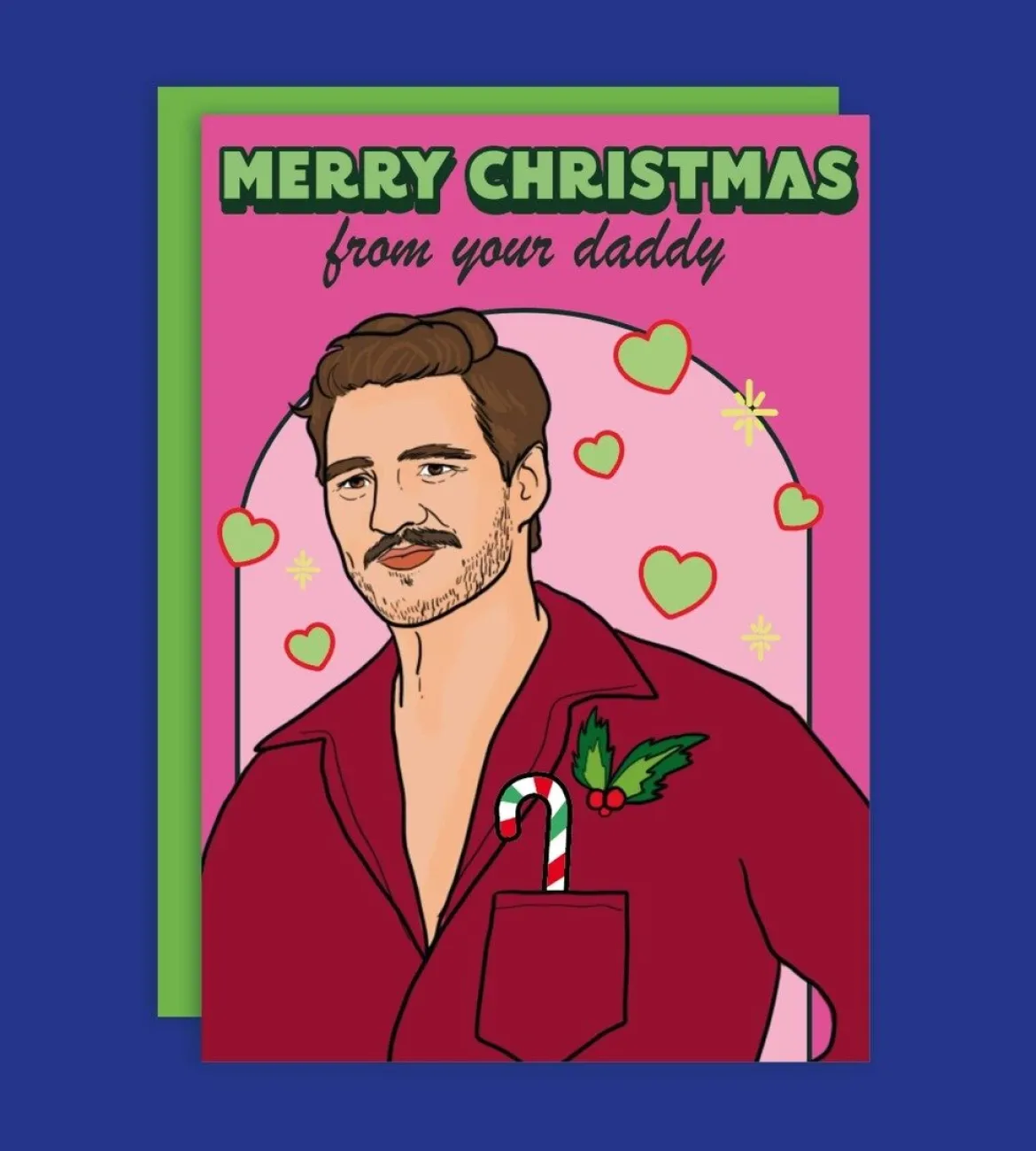 Kort med kuvert - Xmas Daddy
