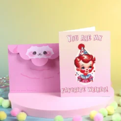 Kort med kuvert - You´re my favorite weirdo