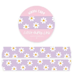 Lilac Daisies Washi Tape
