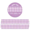 Lilac Gingham Washi Tape