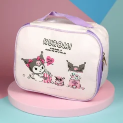 Lila necessär med handtag Kuromi