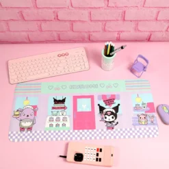 Lila skrivbordsunderlägg - Kuromi´s diner