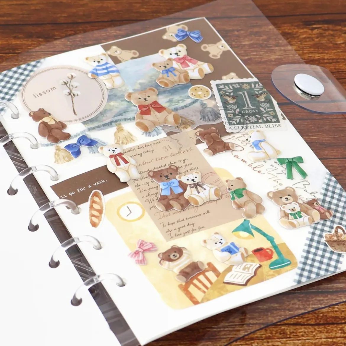 Lilts Stickers - Bear Plush