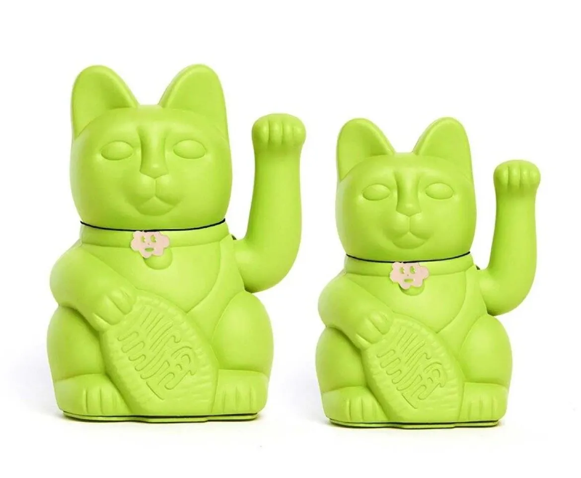 Limegrön maneki neko