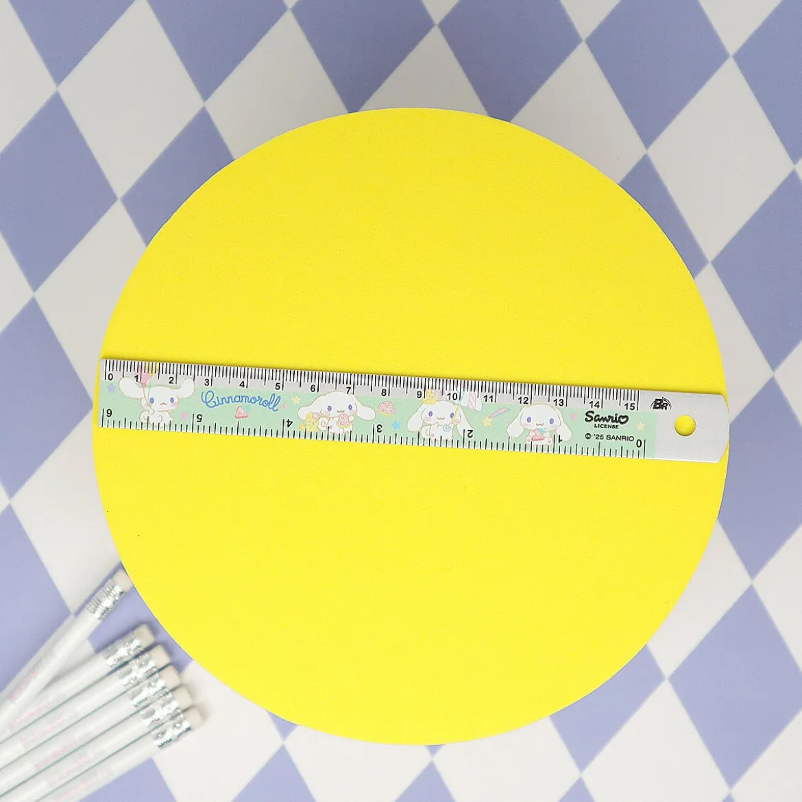 Linjal - Cinnamoroll Party 15cm Stål