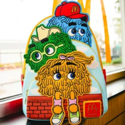 Loungefly mini backpack, McDonalds Funny Fry Friends