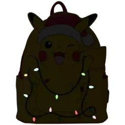 Loungefly Mini Backpack, Pikachu Christmas Lights