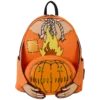 Loungefly Mini Backpack, Trick ´R Treat Flaming Pumpkin Head