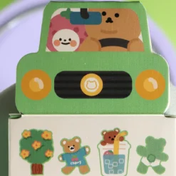 Lösa stickers - Cool summer animals